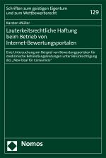 Cover-Bild Lauterkeitsrechtliche Haftung beim Betrieb von Internet-Bewertungsportalen