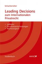 Cover-Bild Leading Decisions zum Internationalen Privatrecht