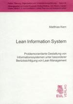 Cover-Bild Lean Information System