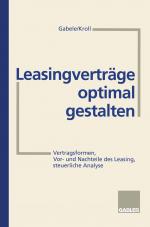 Cover-Bild Leasingverträge optimal gestalten