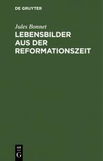 Cover-Bild Lebensbilder aus der Reformationszeit