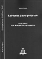 Cover-Bild Lectiones pathognosticae