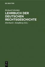 Cover-Bild Lehrbuch der deutschen Rechtsgeschichte