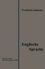 Cover-Bild Lehrbuch der Englischen Sprache