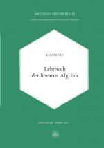 Cover-Bild Lehrbuch der linearen Algebra