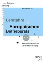 Cover-Bild Lehrjahre des Europäischen Betriebsrats
