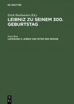 Cover-Bild Leibniz zu seinem 300. Geburtstag / Leibniz und Peter der Grosse