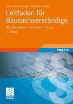 Cover-Bild Leitfaden für Bausachverständige