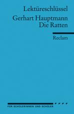 Cover-Bild Lektüreschlüssel zu Gerhart Hauptmann: Die Ratten