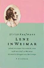 Cover-Bild Lenz in Weimar