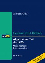 Cover-Bild Lernen mit Fällen Allgemeiner Teil des BGB