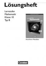 Cover-Bild Lernstufen Mathematik - Hauptschule Nordrhein-Westfalen / 10. Schuljahr - Lösungen zum Schülerbuch - Typ B