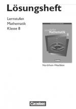 Cover-Bild Lernstufen Mathematik - Hauptschule Nordrhein-Westfalen / 8. Schuljahr - Lösungen zum Schülerbuch