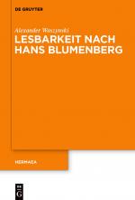 Cover-Bild Lesbarkeit nach Hans Blumenberg