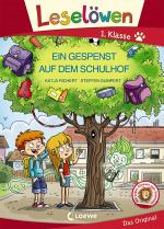 Cover-Bild Leselöwen 1. Klasse - Ein Gespenst auf dem Schulhof (Großbuchstabenausgabe)