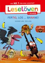 Cover-Bild Leselöwen 1. Klasse - Jim ist mies drauf - Fertig, los ... Banane! (Großbuchstaben)