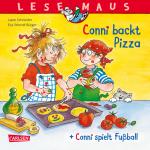 Cover-Bild LESEMAUS 204: "Conni backt Pizza" + "Conni spielt Fußball" Conni Doppelband