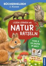 Cover-Bild Lesen lernen mit Naturrätseln, Bücherhelden 2. Klasse, Tiere und Pflanzen im Wald