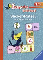 Cover-Bild Leserabe: Sticker-Rätsel zum Lesenlernen (1. Lesestufe), blau