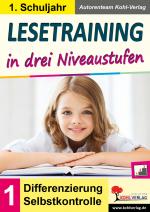 Cover-Bild Lesetraining in drei Niveaustufen / Klasse 1