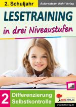 Cover-Bild Lesetraining in drei Niveaustufen / Klasse 2