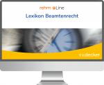 Cover-Bild Lexikon Beamtenrecht online