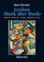 Cover-Bild Lexikon "Musik über Musik"