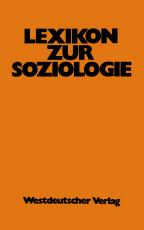 Cover-Bild Lexikon zur Soziologie