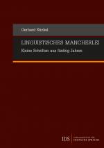 Cover-Bild Linguistisches Mancherlei