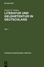 Cover-Bild Literatur und Gelehrtentum in Deutschland