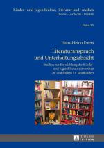 Cover-Bild Literaturanspruch und Unterhaltungsabsicht