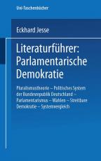 Cover-Bild Literaturführer: Parlamentarische Demokratie