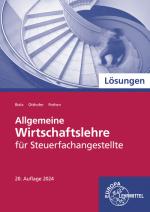 Cover-Bild Lösungen zu 76960 Allgemeine Wirtschaftslehre für Steuerfachangestellte