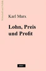 Cover-Bild Lohn, Preis und Profit