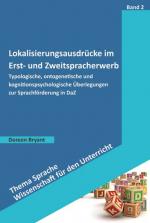 Cover-Bild Lokalisierungsausdrücke im Erst- und Zweitspracherwerb