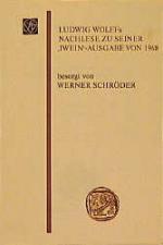 Cover-Bild Ludwig Wolffs Nachlese zu seiner "Iwein"-Ausgabe von 1968