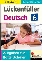 Cover-Bild Lückenfüller Deutsch / Klasse 6