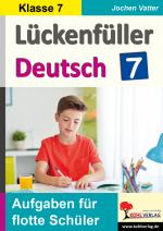 Cover-Bild Lückenfüller Deutsch / Klasse 7