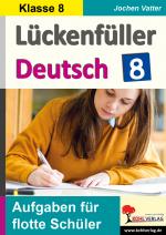 Cover-Bild Lückenfüller Deutsch / Klasse 8