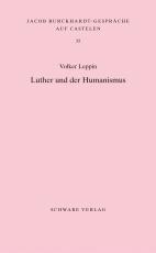 Cover-Bild Luther und der Humanismus