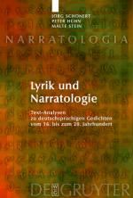 Cover-Bild Lyrik und Narratologie