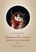 Cover-Bild Madame de Staël in Weimar. Aus dem Leben Napoleons