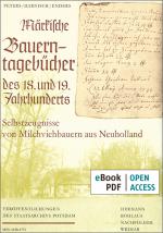 Cover-Bild Märkische Bauerntagebücher des 18. und 19. Jahrhunderts