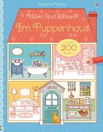 Cover-Bild Malen und Stickern: Im Puppenhaus