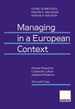 Cover-Bild Managing in a European Context