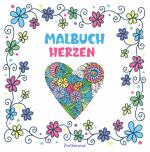 Cover-Bild Mandala Malbuch für Erwachsene und Kinder ab 10 Jahren mit Blumen und Herzen