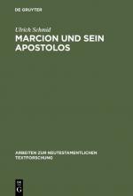 Cover-Bild Marcion und sein Apostolos