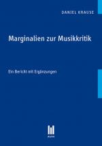 Cover-Bild Marginalien zur Musikkritik