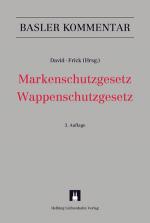 Cover-Bild Markenschutzgesetz, Wappenschutzgesetz