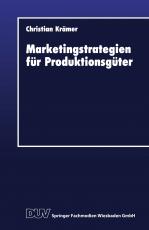 Cover-Bild Marketingstrategien für Produktionsgüter